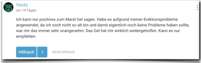 Maral Gel Erfahrung Erfahrungen Erfahrungsbericht