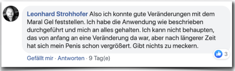 Maral Gel Erfahrungsbericht Bewertung Kritik Erfahrungen