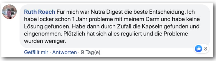 Nutra Digest Erfahrungsbericht Bewertung Kritik