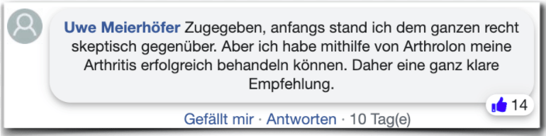 Arthrolon Erfahrungsbericht Kritik Erfahrungen Bewertung