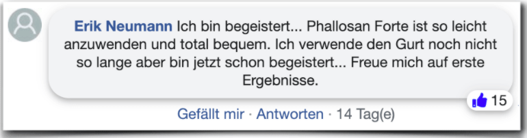 Phallosan Forte Erfahrungsbericht Bewertung Kritik Erfahrungen