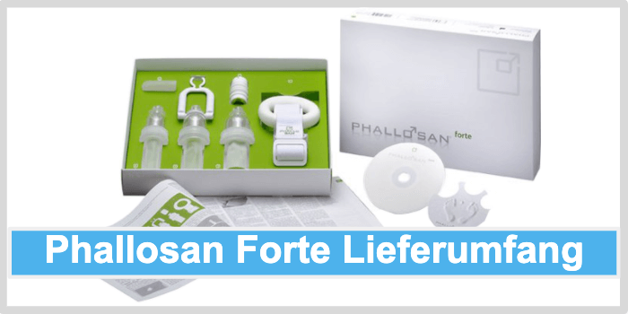 Phallosan Forte Lieferumfang