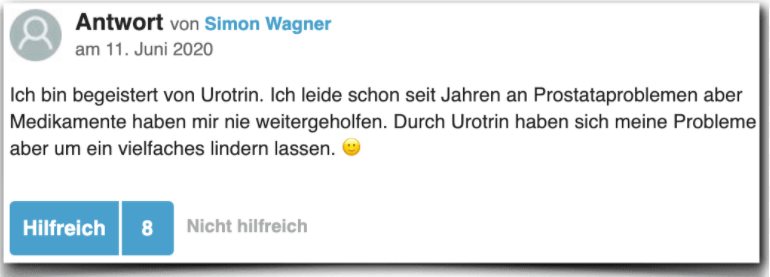 Urotrin Erfahrung Erfahrungen Erfahrungsbericht