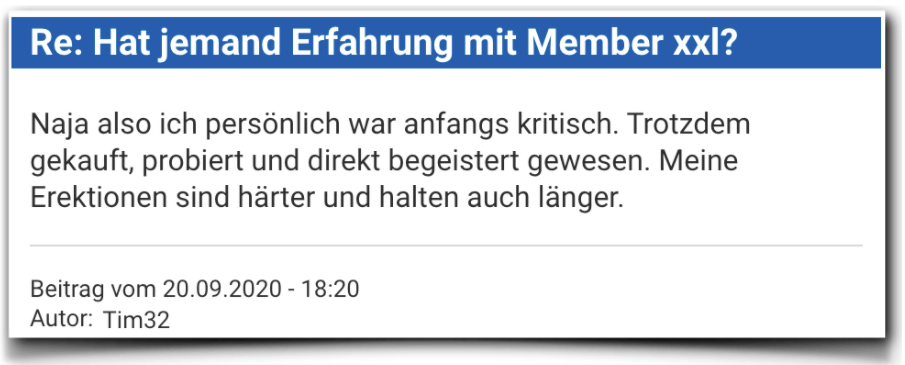 Member xxl Bewertung member xxl