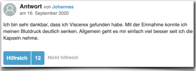 Viscerex Erfahrung Erfahrungen Erfahrungsbericht