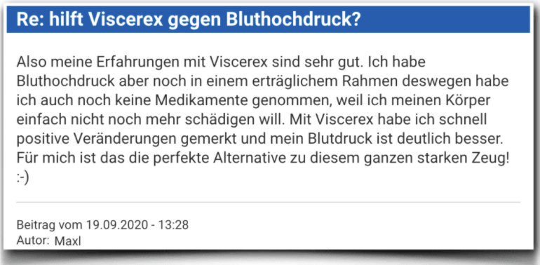 Viscerex Erfahrungsbericht Bewertung Kritik Viscerex