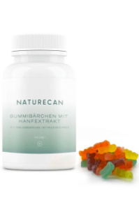 Naturecan CBD Fruchtgummis Gummies Abbild Tabelle