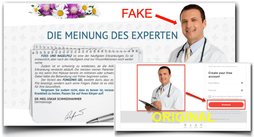 Fungonis Gel Fake Experte