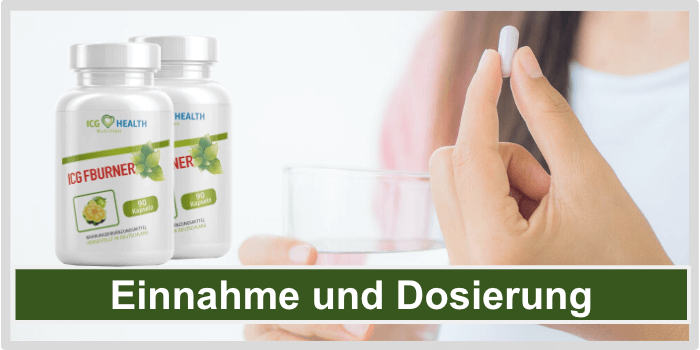 ICG Fatburner Einnahme Dosierung Anwendung