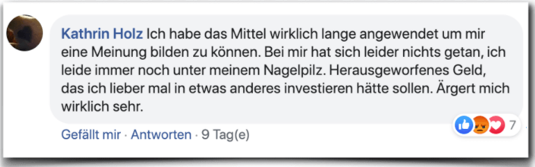 Onycosolve Erfahrungsbericht Bewertung Kritik Erfahrungen