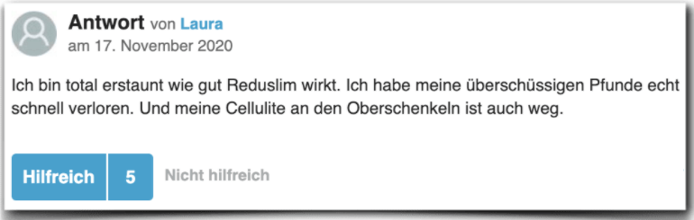 Reduslim Erfahrungsbericht Bewertung Kritik Erfahrungen