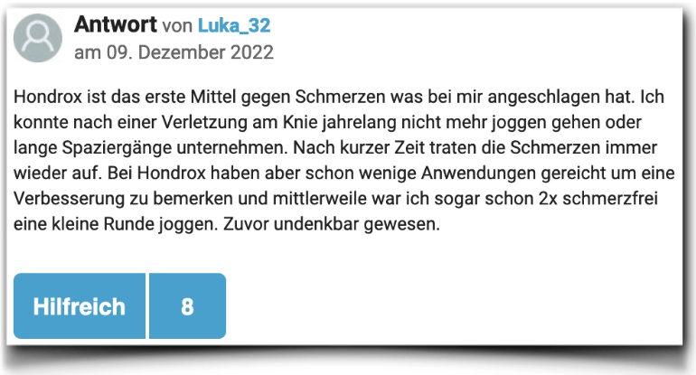 Hondrox Bewertungen Erfahrungen gutefrage