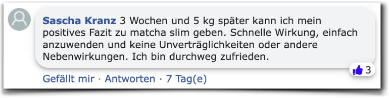 Matcha Slim rfahrungsberichte Kritik Erfahrung