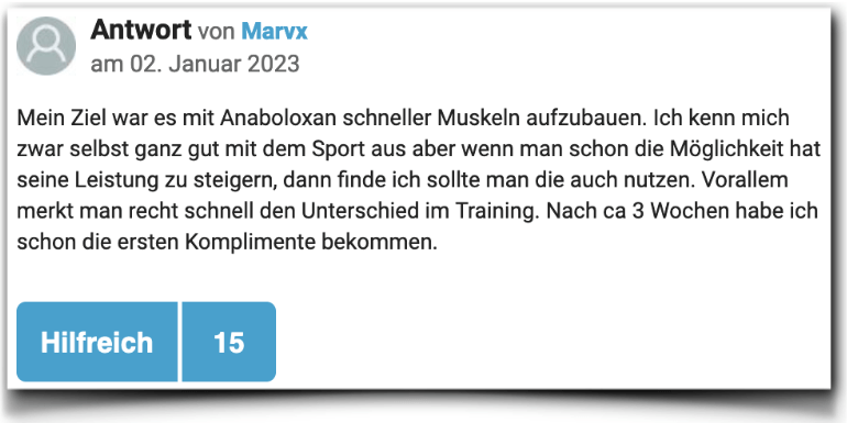 Anaboloxan Erfahrungen Bewertung Anaboloxan