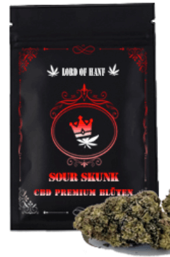Lord of Hanf HHC Blueten Sour Skunk Abbild Tabelle