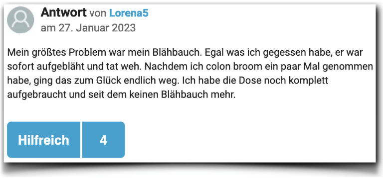 Colon Broom Erfahrungen Bewertung gutefrage