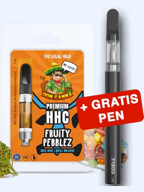 Hanfosan HHC Vape Fruity Pepplez Abbild Tabelle