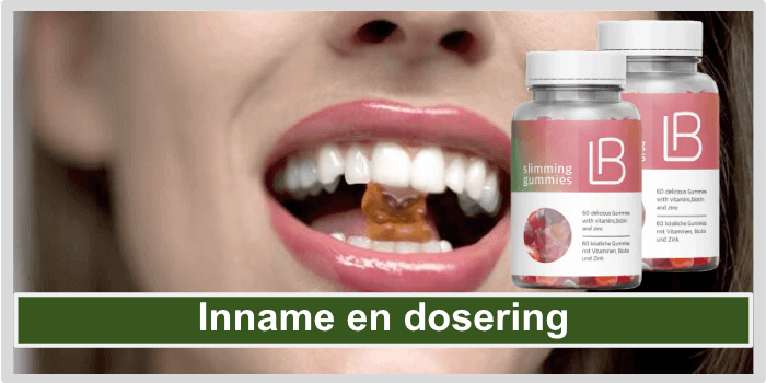 LB Slimming Gummies Inname en dosering