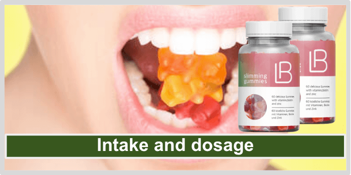 LB Slimming Gummies intake and dosage