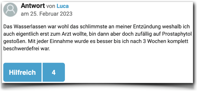 Prostaphytol Bewertungen Erfahrungen gutefrage