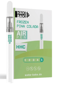 Wake and Bake Pina Colada hhc vape Tabelle