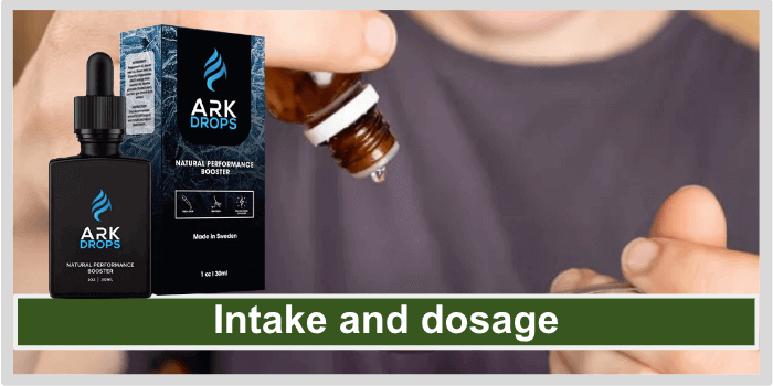 Ark Drops intake and dosage