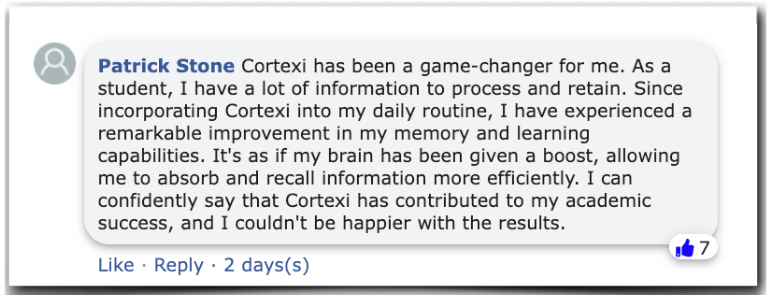 Cortexi test review customer experiences