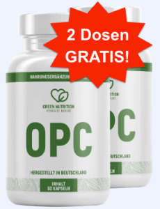 Green Nutrition OPC Vergleich Bild Tabelle