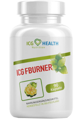 ICG Fatburner Abnehmtabletten Abbild Tabelle Vergleich