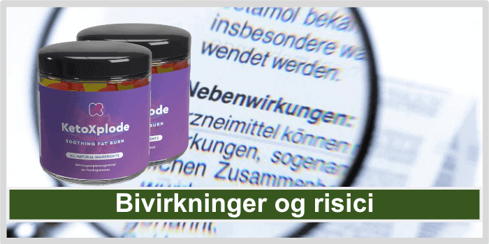 KetoXplode Gummies Bivirkninger og risici