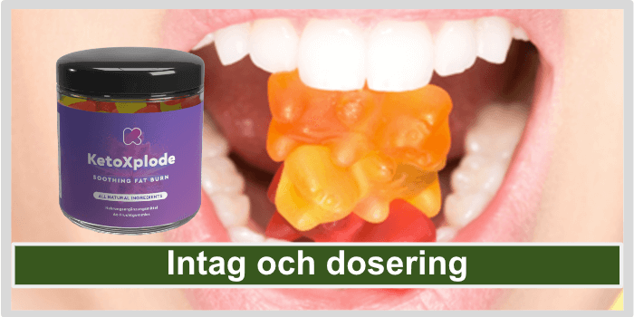 KetoXplode Intag och dosering