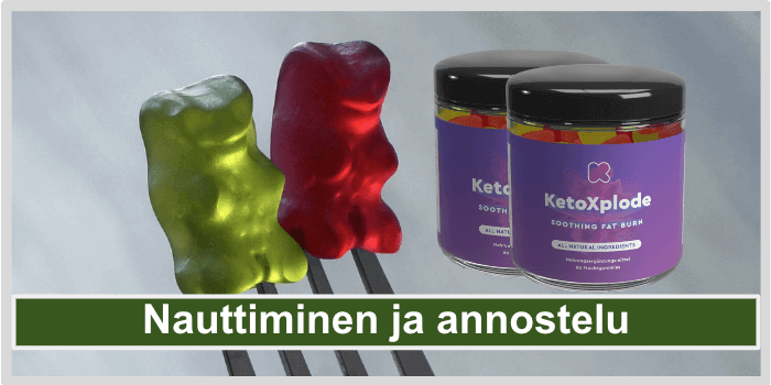 KetoXplode Nauttiminen ja annostelu