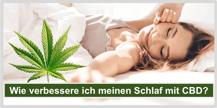 Schlaf mit CBD verbessern Titelbild