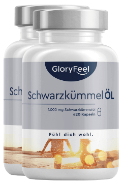 GloryFeel Schwarzkuemmeloel Bild Tabelle