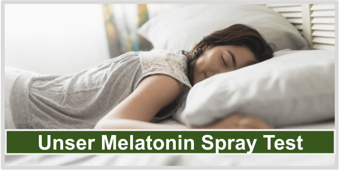 Melatonin Spray Test Bild