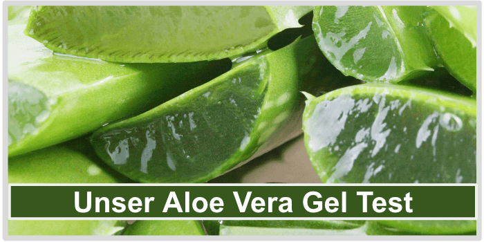 Aloe Vera Gel Test Bild