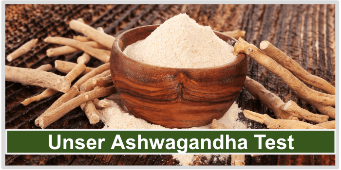 Ashwagandha Test Bild