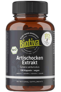 Biotiva Artischocken Extrakt Bio Bild Tabelle