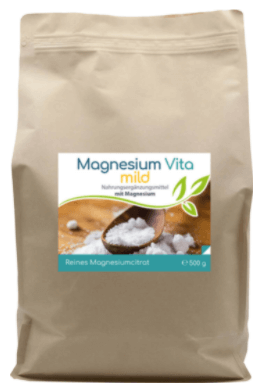 Cellavita Magnesium Vita mild Bild Tabelle