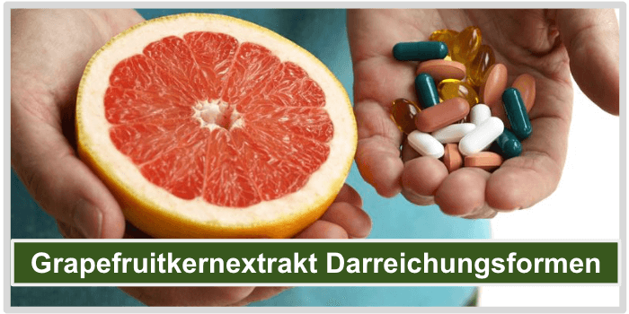 Grapefruitkernextrakt Darreichungsformen Bild