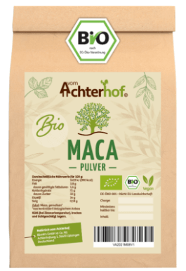 Vom Achterhof Bio Maca Pulver Bild Tabelle