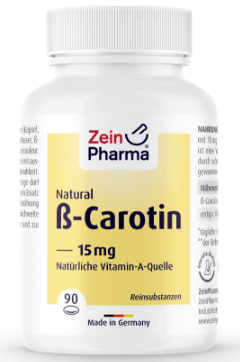 Zein Pharma Betacarotin Bild Tabelle